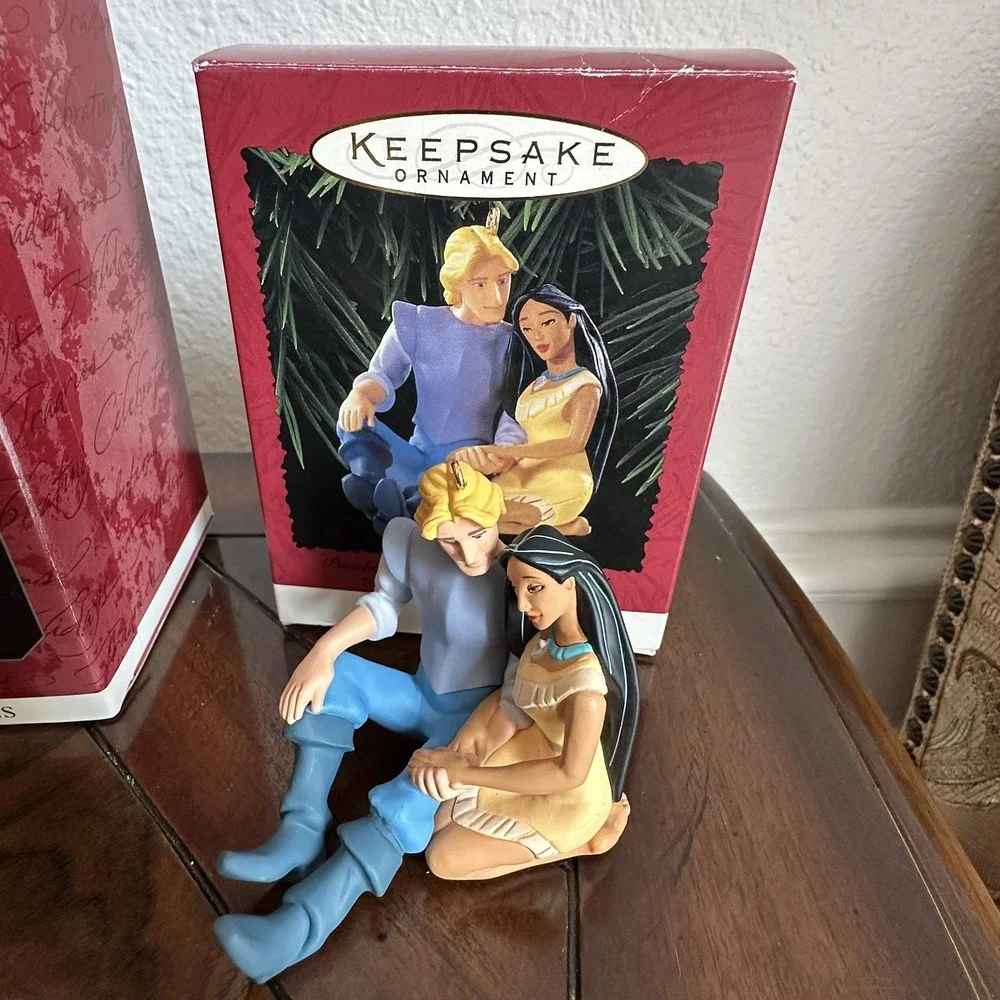 Hallmark Keepsake Pocahontas Captain‎ John Smith Celebration Of Angels Ornaments